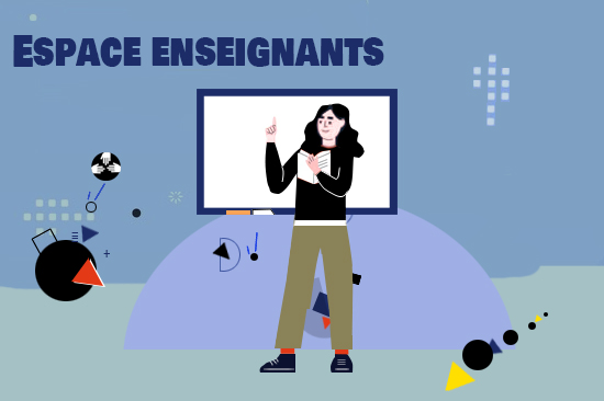 Page de l'espace pour les enseignants